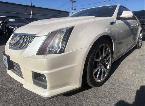 White Diamond Tricoat 2014 Cadillac CTS-V Base