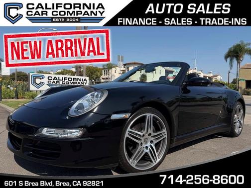 Black 2008 Porsche 911 911 Carrera Cabriolet