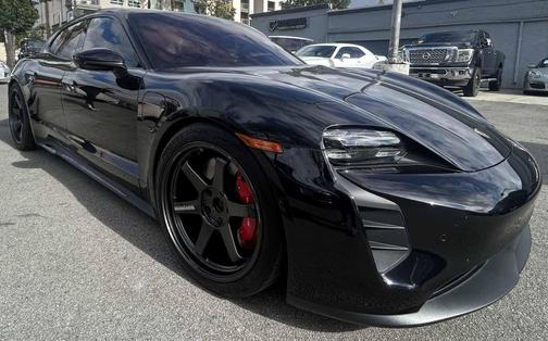 Black 2023 Porsche Taycan GTS