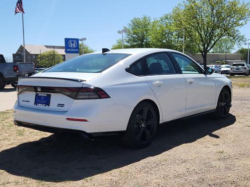 Platinum White Pearl 2026 Honda Accord Hybrid Sport-L