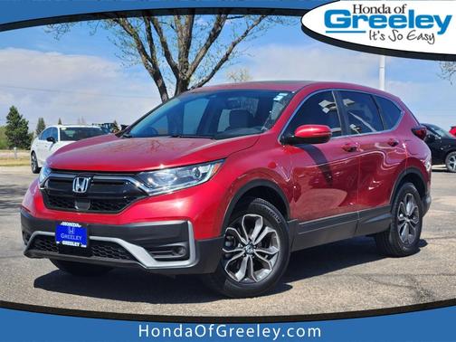 Red 2021 Honda CR-V EX-L
