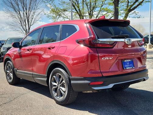 Red 2021 Honda CR-V EX-L