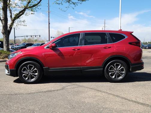 Red 2021 Honda CR-V EX-L