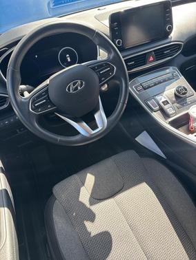 Portofino Gray 2021 Hyundai SANTA FE HEV Blue