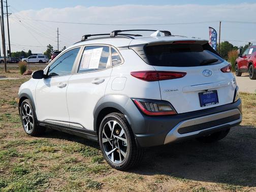 Lunar White 2023 Hyundai KONA Limited