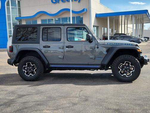 Sting Gray Clearcoat 2023 Jeep Wrangler 4xe Rubicon