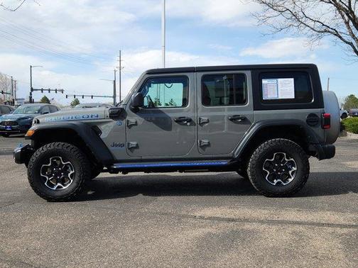 Sting Gray Clearcoat 2023 Jeep Wrangler 4xe Rubicon