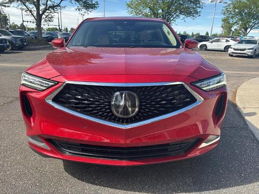 Red 2024 Acura MDX Technology