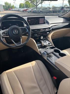 Red 2024 Acura MDX Technology