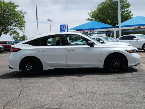 Platinum White Pearl 2026 Honda Civic Sport