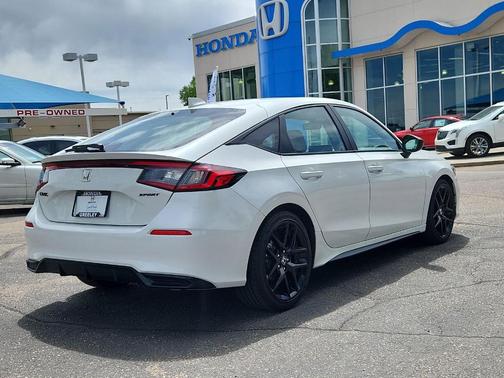Platinum White Pearl 2026 Honda Civic Sport