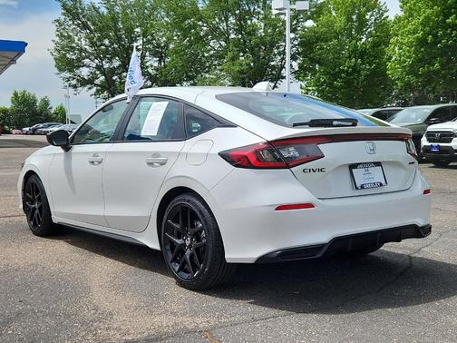 Platinum White Pearl 2026 Honda Civic Sport