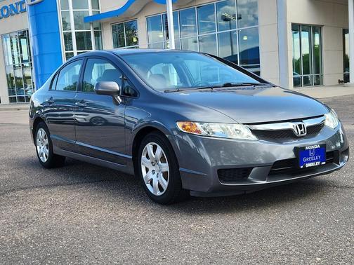 Gray 2010 Honda Civic LX