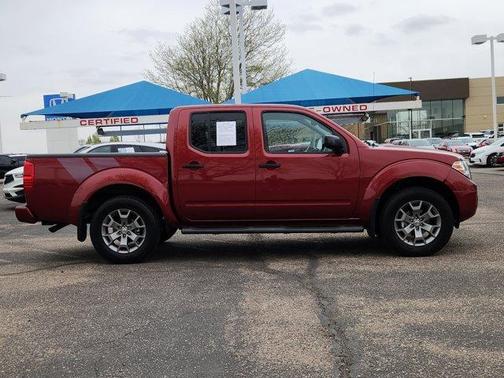 Red 2020 Nissan Frontier SV