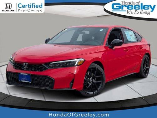 Rallye Red 2025 Honda Civic Sport
