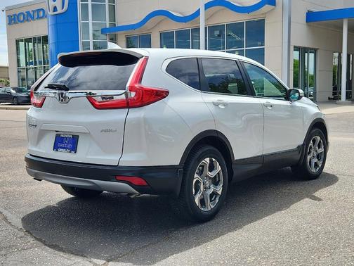 White 2019 Honda CR-V EX-L