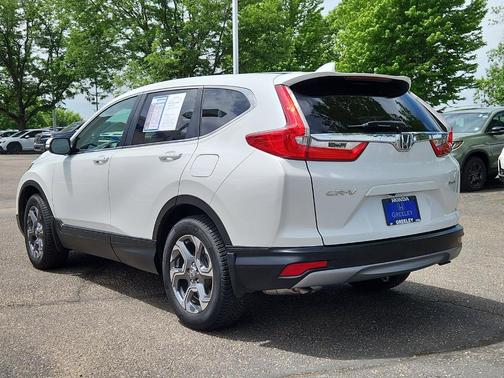 White 2019 Honda CR-V EX-L