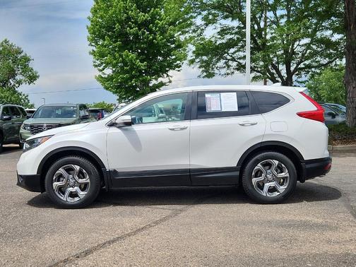 White 2019 Honda CR-V EX-L