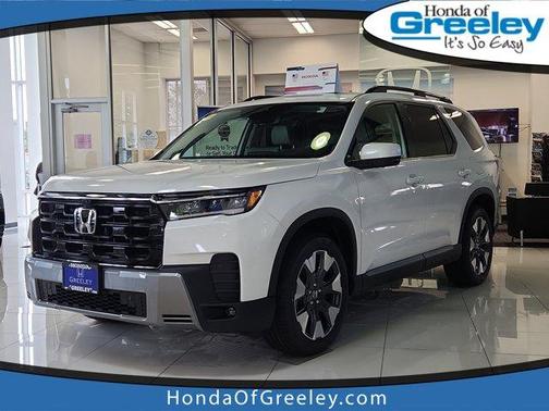 Platinum White 2026 Honda Pilot Elite