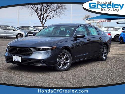 Gray Metallic 2026 Honda Accord Hybrid EX-L