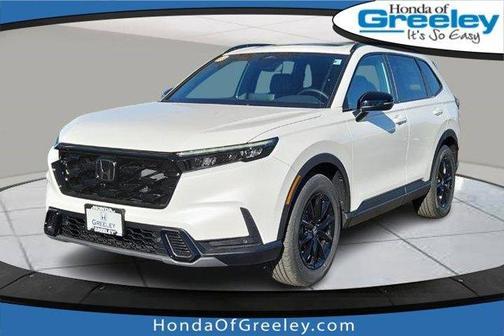 Platinum White Pearl 2026 Honda CR-V Hybrid Sport-L