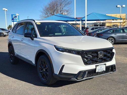 Platinum White Pearl 2026 Honda CR-V Hybrid Sport-L