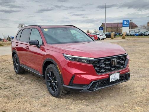 Radiant Red Metallic 2026 Honda CR-V Hybrid Sport-L