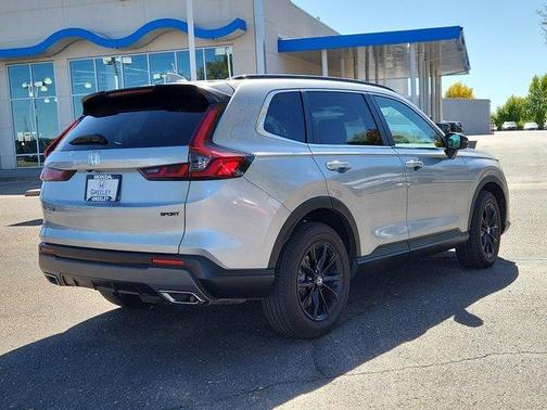 Solar Silver Metallic 2025 Honda CR-V Hybrid Sport-L