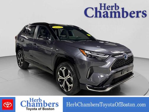 Silver Sky Metallic/Midnight Black Metallic 2023 Toyota RAV4 Prime XSE