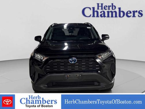 Midnight Black Metallic 2021 Toyota RAV4 Hybrid LE
