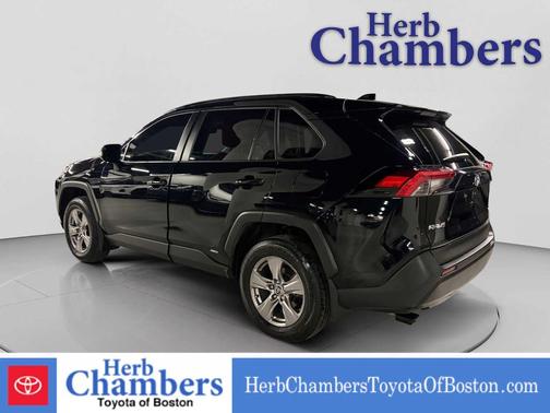 Midnight Black Metallic 2025 Toyota RAV4 Hybrid LE