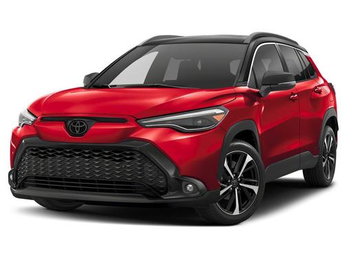 Barcelona Red Metallic/Jet Black 2024 Toyota Corolla Hybrid SE