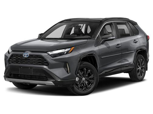 Magnetic Gray Metallic Midnight Black Metallic 2024 Toyota RAV4 Hybrid SE