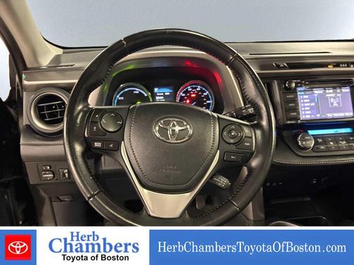 Black Sand Pearl 2018 Toyota RAV4 Hybrid XLE