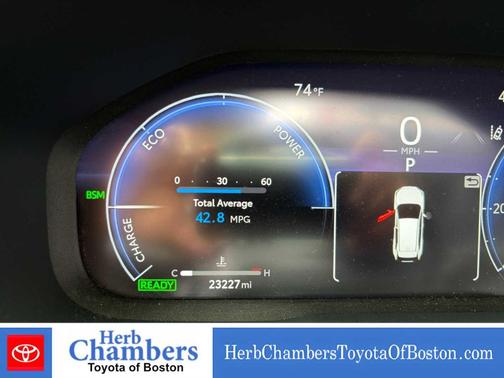 Magnetic Gray Metallic/Midnight Black Metallic 2023 Toyota RAV4 Hybrid SE
