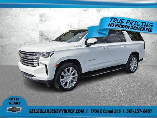 Summit White 2024 Chevrolet Suburban High Country