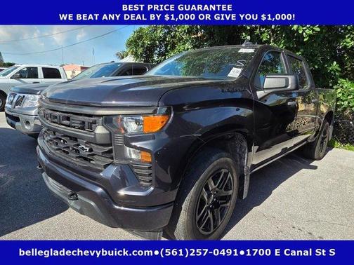 Dark Ash Metallic 2023 Chevrolet Silverado 1500 Custom