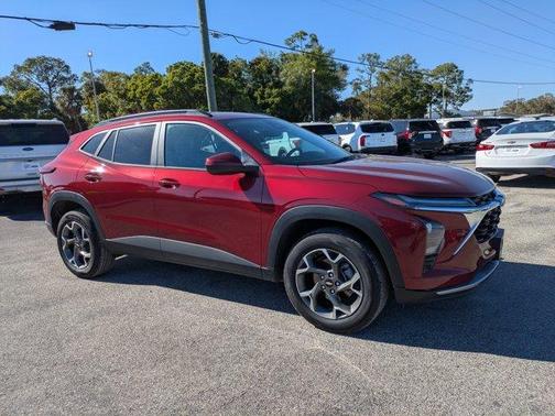 Crimson Metallic 2025 Chevrolet Trax LT