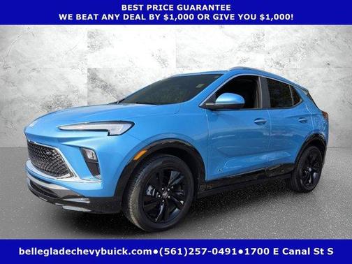 Aquamarine Blue Metallic 2025 Buick Encore GX Sport Touring