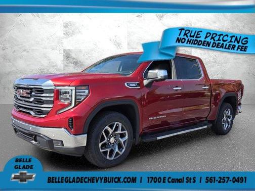 Volcanic Red 2023 GMC Sierra 1500 SLT