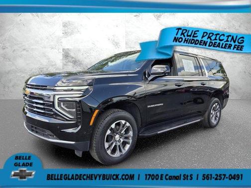 Black 2025 Chevrolet Suburban LT