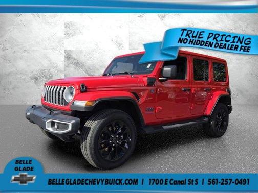Firecracker Red Clearcoat 2025 Jeep Wrangler 4xe Sahara