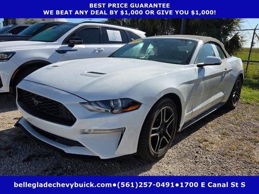 Oxford White 2019 Ford Mustang EcoBoost Premium