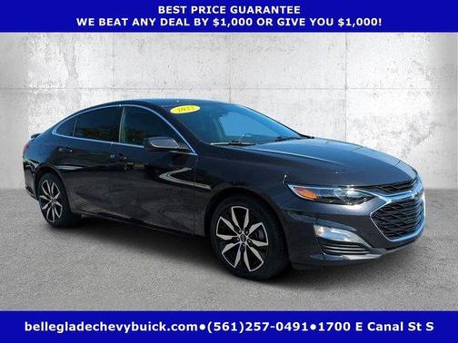 Dark Ash Metallic 2022 Chevrolet Malibu RS