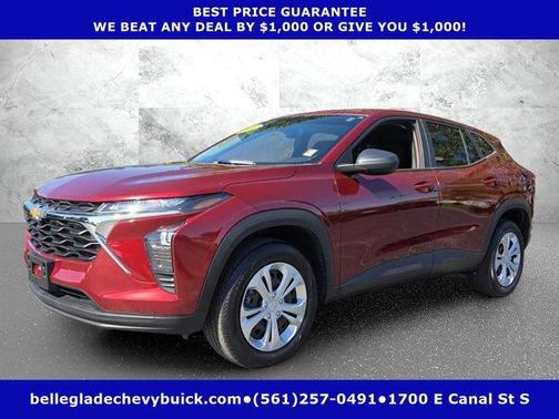 Crimson Metallic 2024 Chevrolet Trax LS
