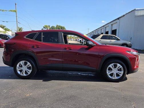 Crimson Metallic 2024 Chevrolet Trax LS