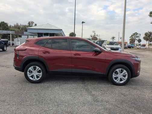 Crimson Metallic 2024 Chevrolet Trax LS