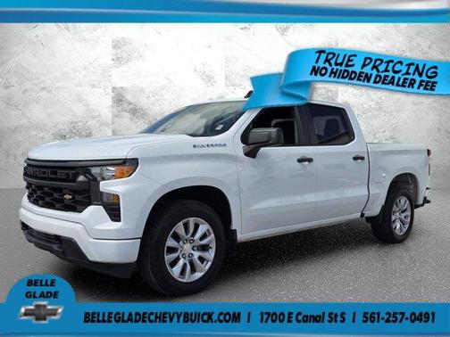Summit White 2022 Chevrolet Silverado 1500 Custom