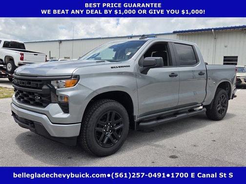 Sterling Gray Metallic 2026 Chevrolet Silverado 1500 Custom