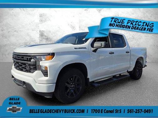 Summit White 2024 Chevrolet Silverado 1500 Custom
